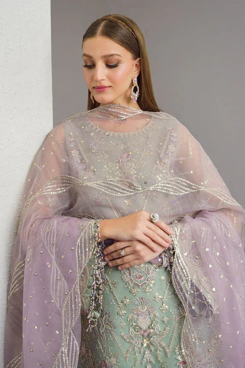 Baroque | Luxury Pret 24 | NET UF-515 - Aqsa Fabrics
