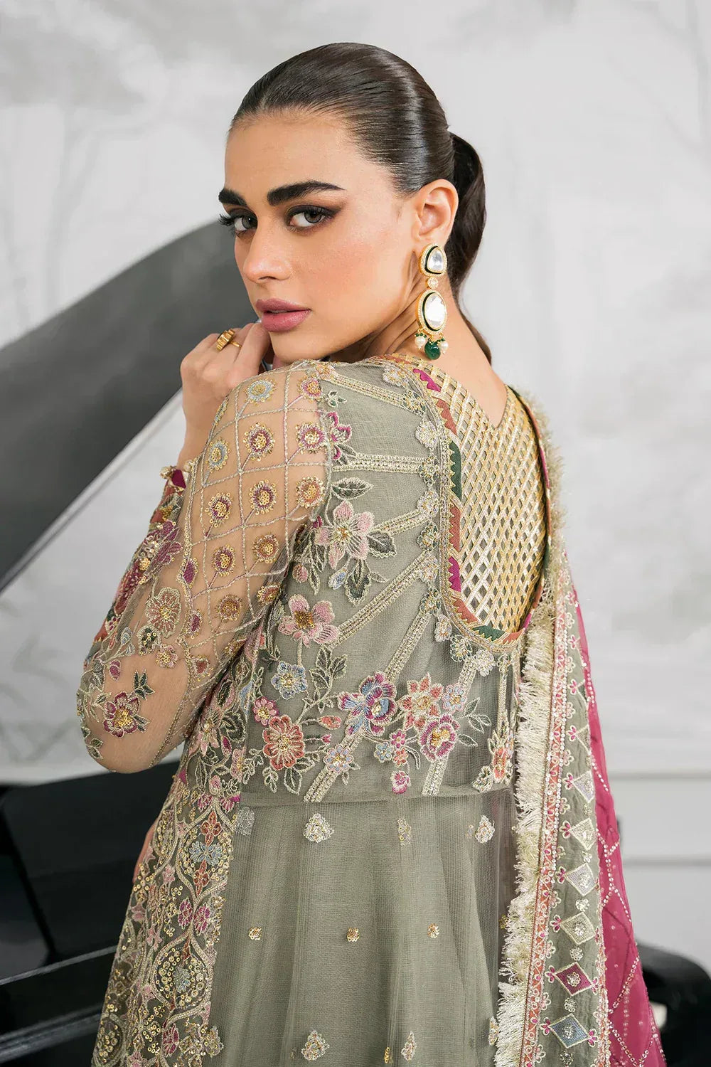 Baroque | Chantelle Embroidered Collection 2024 | CH12-02 - Aqsa Fabrics