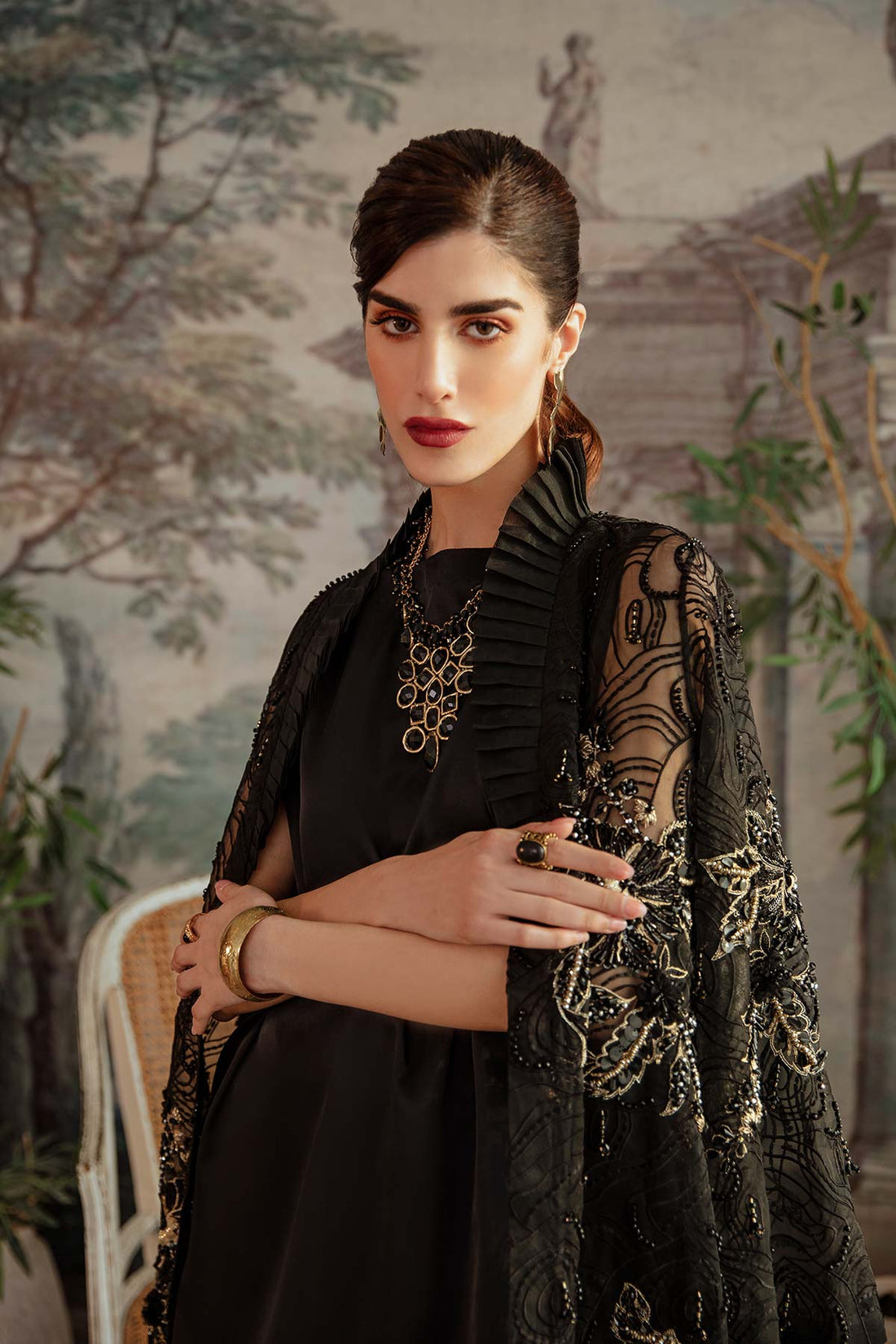 Mina Kashif | Ala Mode Luxury Formals 23 | Luna - Aqsa Fabrics