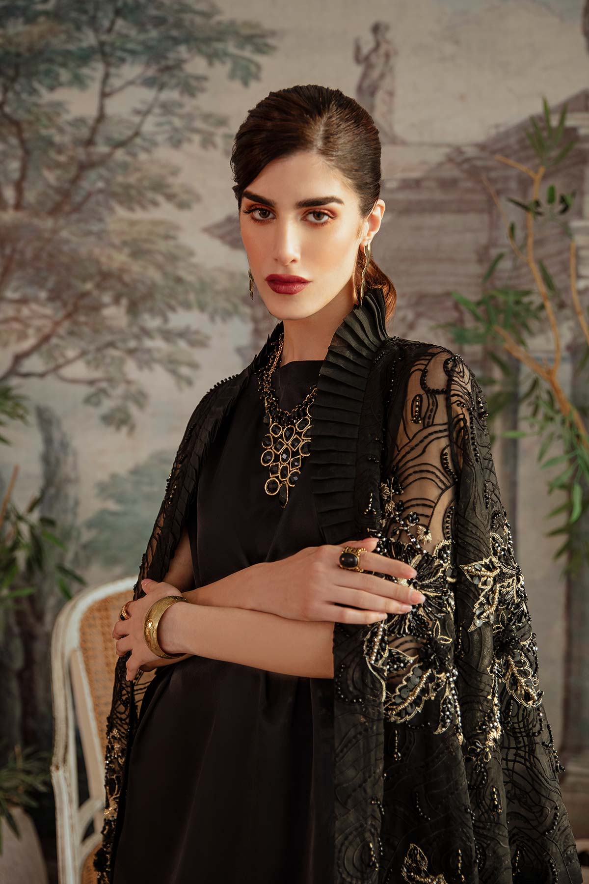 Mina Kashif | Ala Mode Luxury Formals 23 | Luna - Aqsa Fabrics
