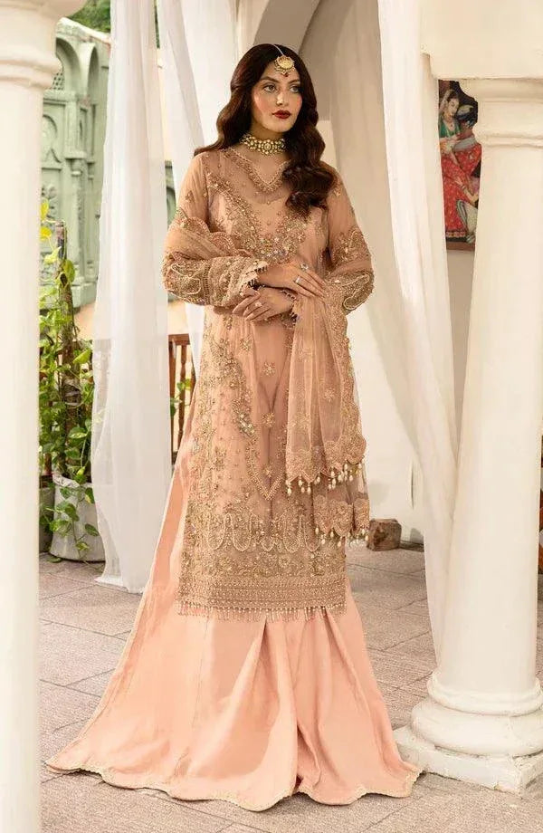 Eleshia | Zarin Wedding Formals 23 | Leena - Aqsa Fabrics