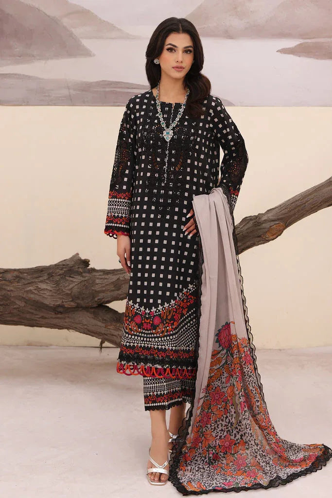 Charizma | Naranji Embroidered Lawn 24 | CN4-009 - Aqsa Fabrics