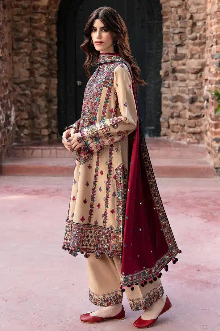 Jazmin | Dastaan Luxury Winter 23 | D10 - Aqsa Fabrics