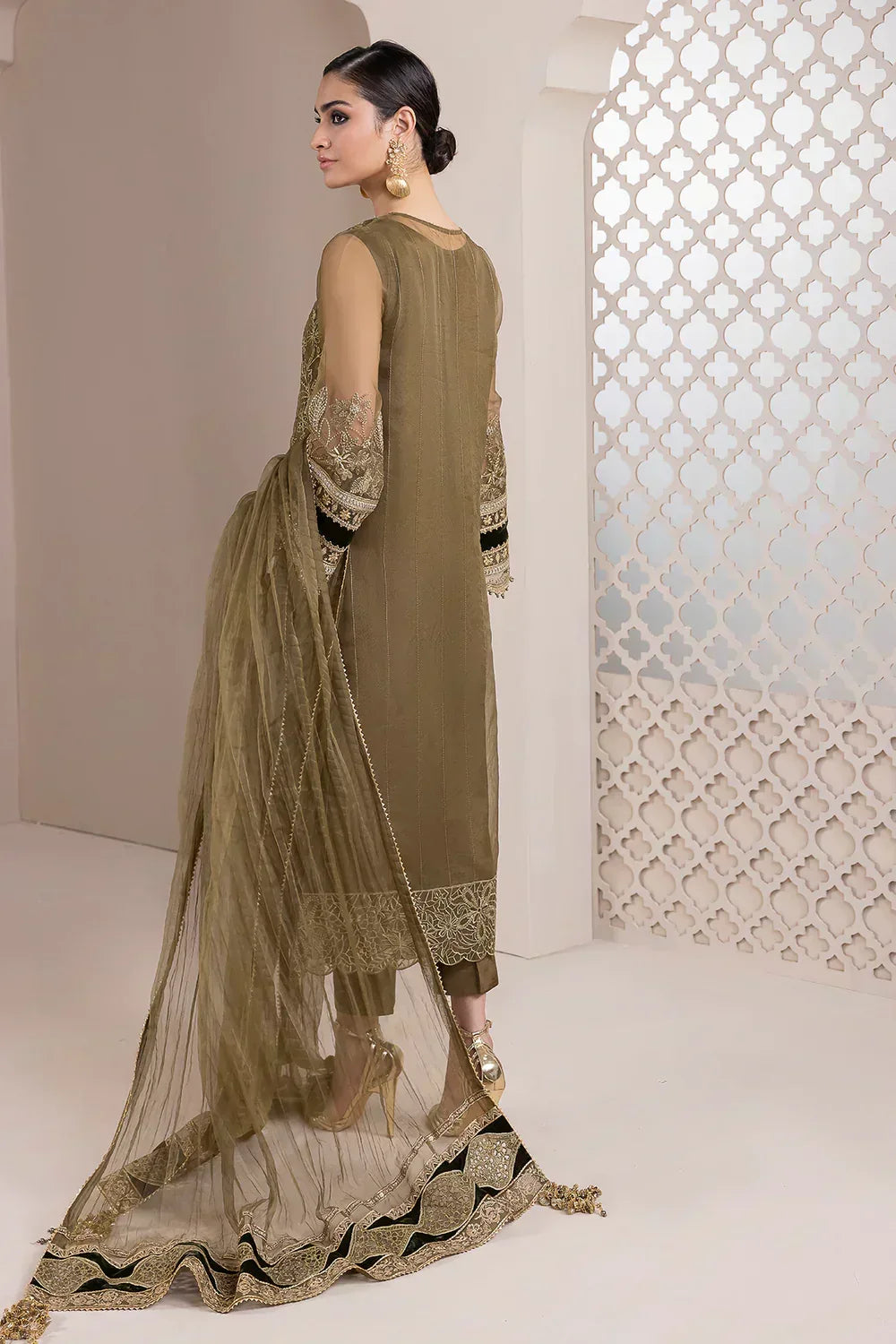 Baroque | Formals Collection | UF-414 - Aqsa Fabrics