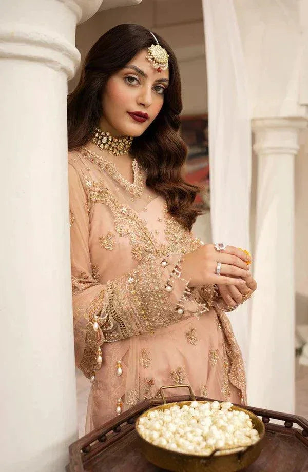 Eleshia | Zarin Wedding Formals 23 | Leena - Aqsa Fabrics