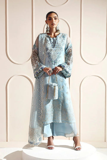 Alizeh | Aymal Luxury Bamber Chiffon | DHANAK - Aqsa Fabrics