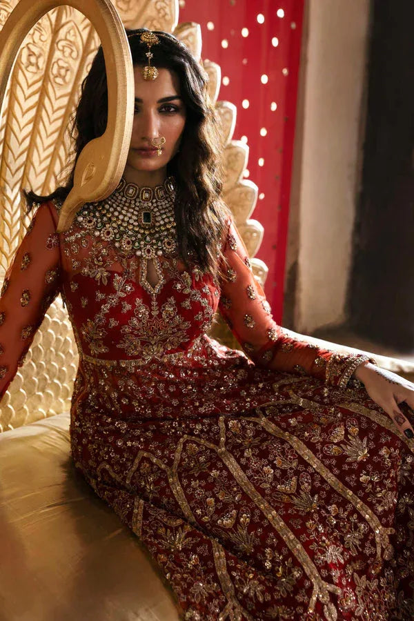 Akbar Aslam | Sultania Luxury Formals 25 | Marjaan - Aqsa Fabrics