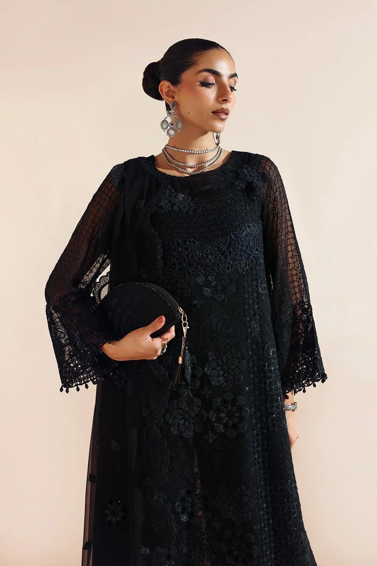 Alizeh | Aymal Luxury Bamber Chiffon | RIKA - Aqsa Fabrics