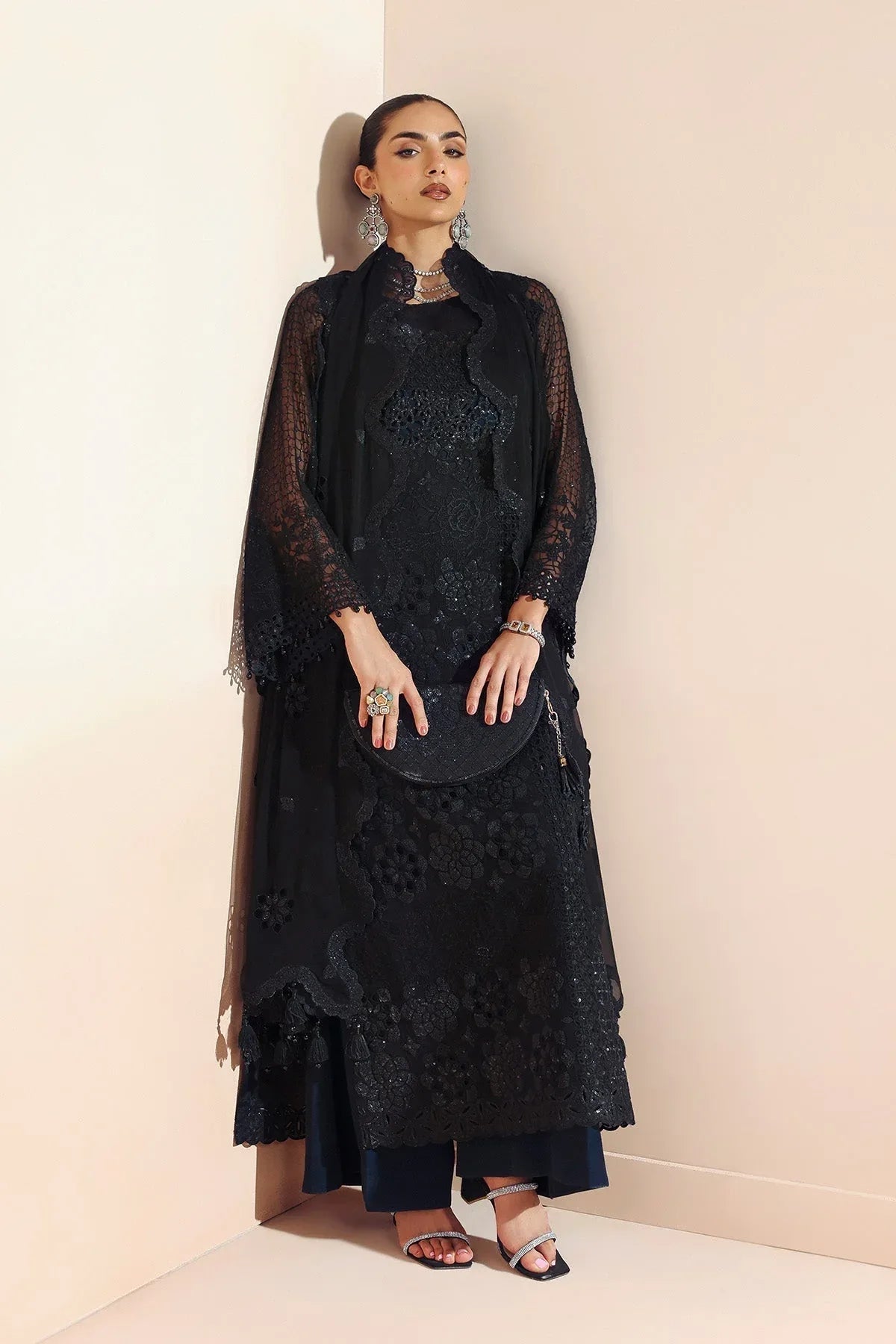 Alizeh | Aymal Luxury Bamber Chiffon | RIKA - Aqsa Fabrics