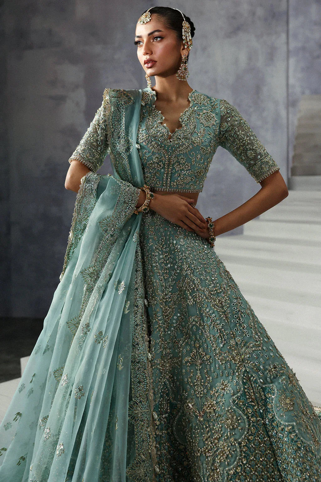 Afrozeh | The Brides Edit 24 |  Amore - Aqsa Fabrics