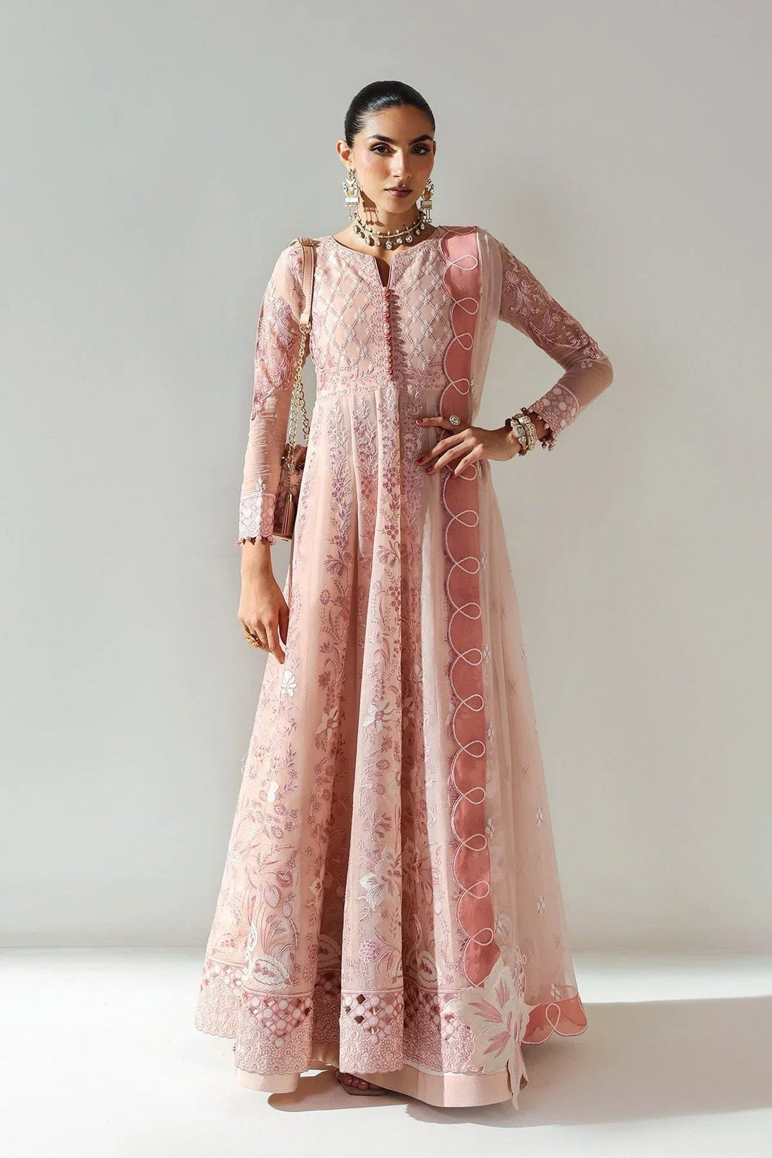 Alizeh | Aymal Luxury Bamber Chiffon | ILMAN - Aqsa Fabrics