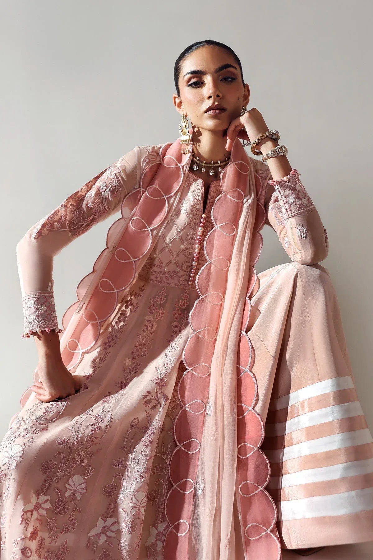 Alizeh | Aymal Luxury Bamber Chiffon | ILMAN - Aqsa Fabrics