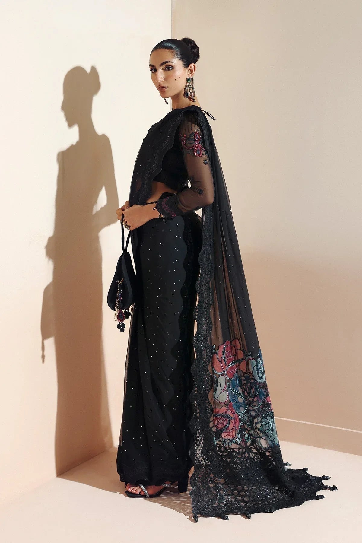 Alizeh | Aymal Luxury Bamber Chiffon | MEERAB - Aqsa Fabrics