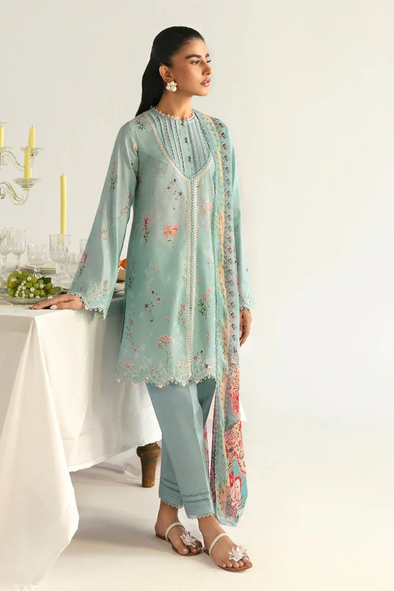 Qalamkar | Q Prints 2025 | PQ-08 RENA - Aqsa Fabrics