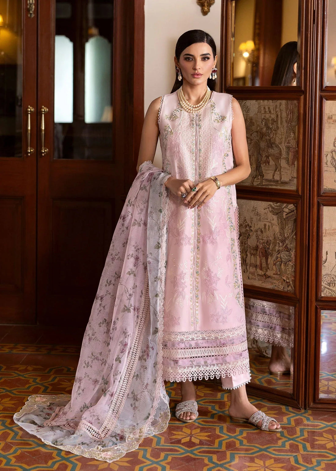 Saira Shakira | Bloom Lawn 25 | CHLOE 3-A - Aqsa Fabrics