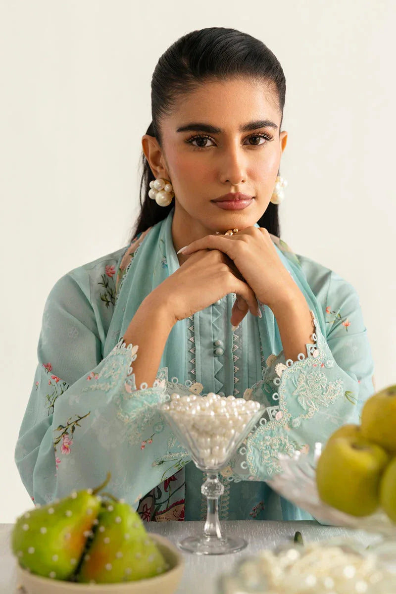 Qalamkar | Q Prints 2025 | PQ-08 RENA - Aqsa Fabrics