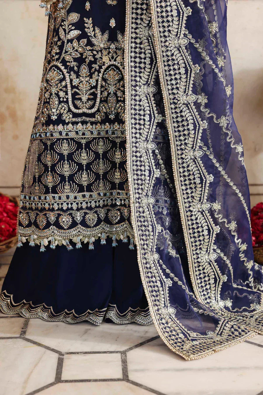 Akbar Aslam | Rang Mehal | Neelab - Aqsa Fabrics