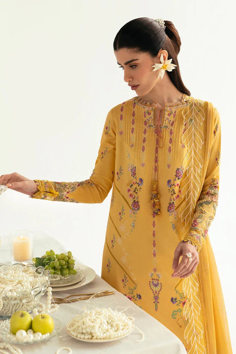 Qalamkar | Q Prints 2025 | PQ-03 MEHR - Aqsa Fabrics