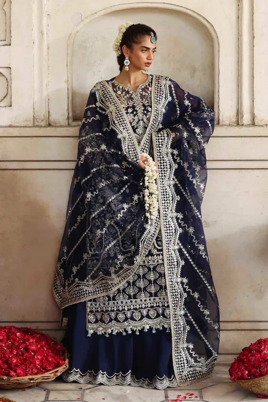 Akbar Aslam | Rang Mehal | Neelab - Aqsa Fabrics