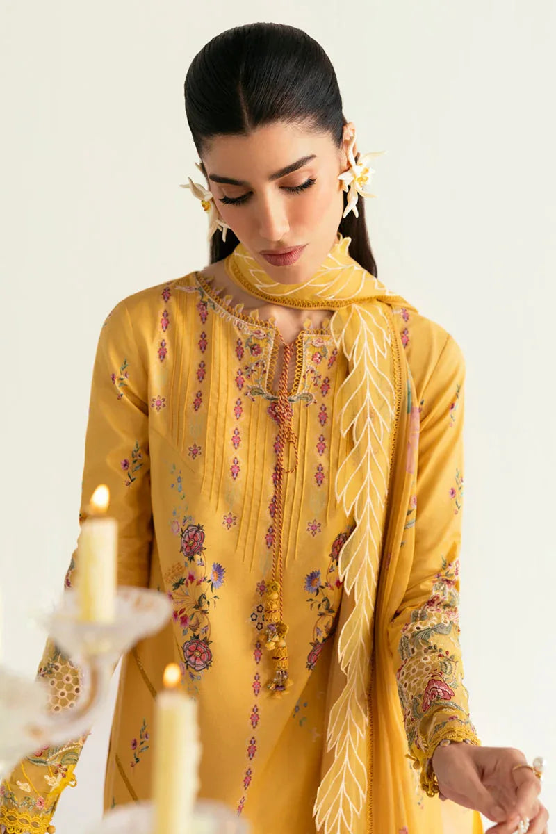 Qalamkar | Q Prints 2025 | PQ-03 MEHR - Aqsa Fabrics