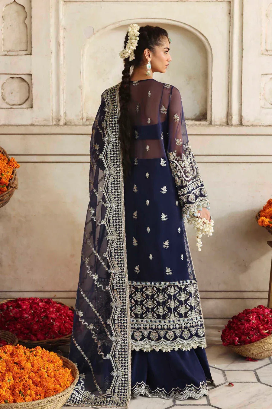 Akbar Aslam | Rang Mehal | Neelab - Aqsa Fabrics