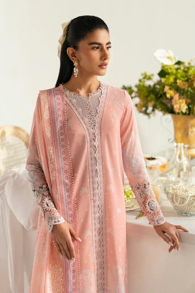 Qalamkar | Q Prints 2025 | PQ-02 AROHA - Aqsa Fabrics