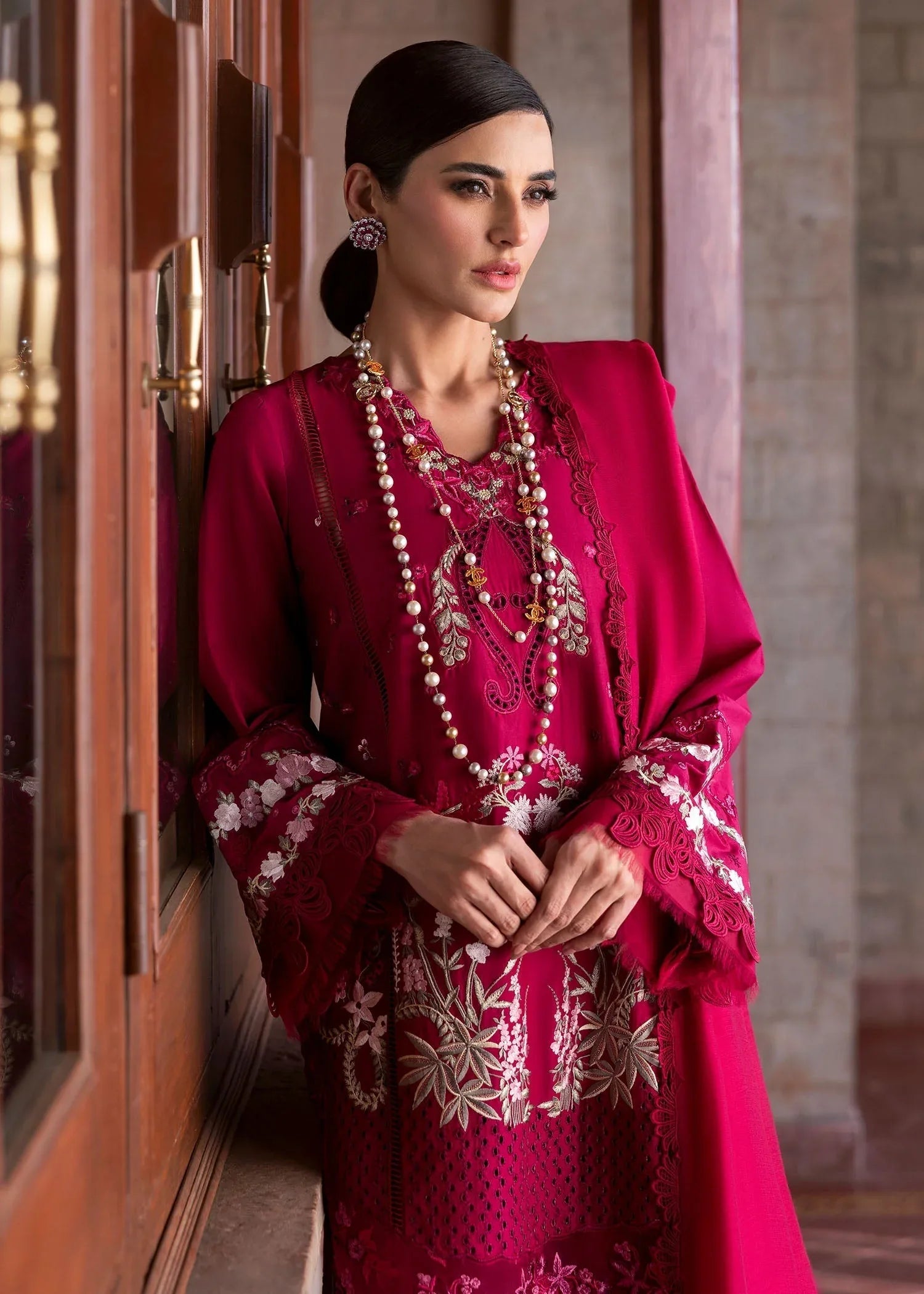 Saira Shakira | Bloom Lawn 25 | FAYE 7-B - Aqsa Fabrics
