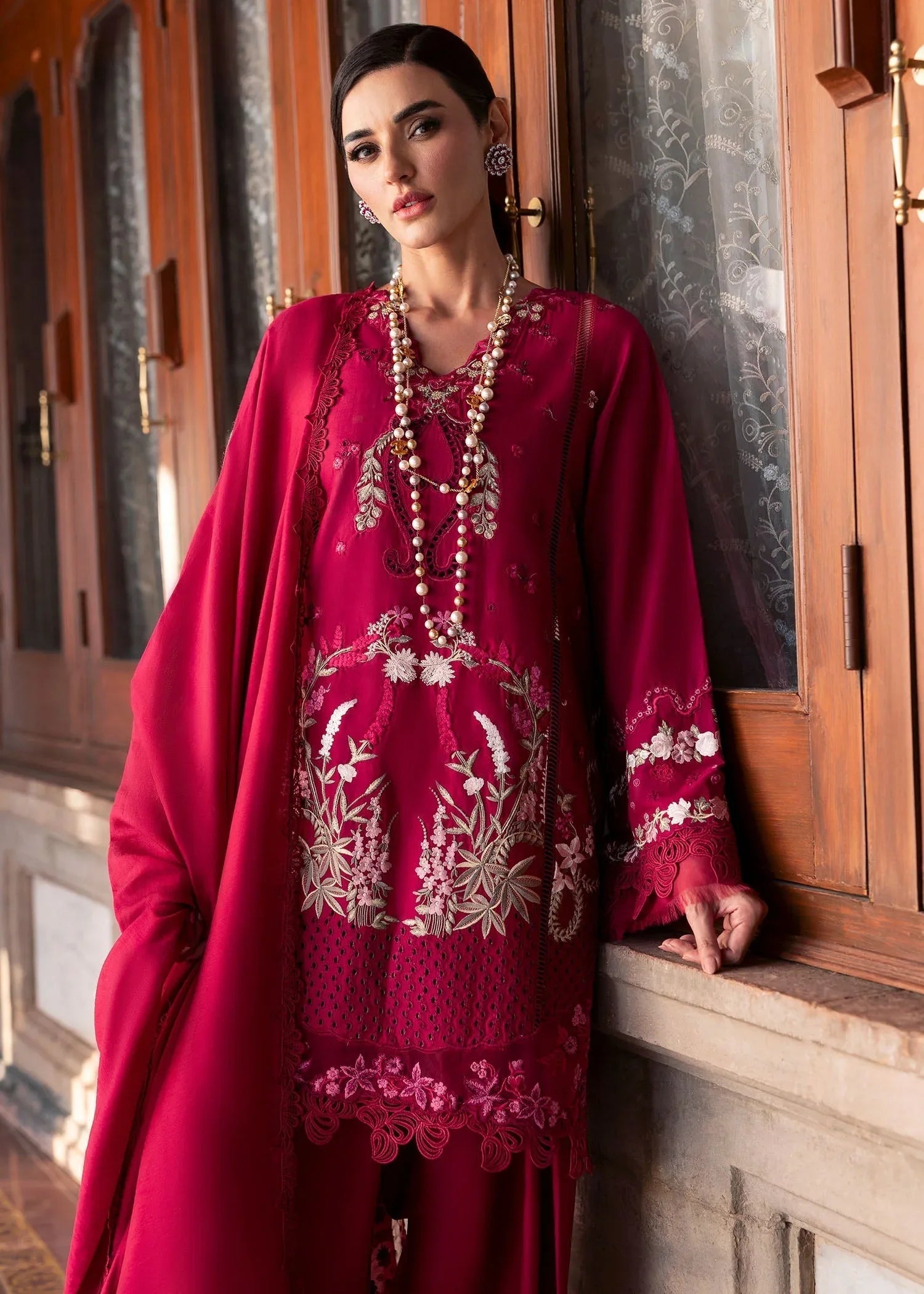 Saira Shakira | Bloom Lawn 25 | FAYE 7-B - Aqsa Fabrics