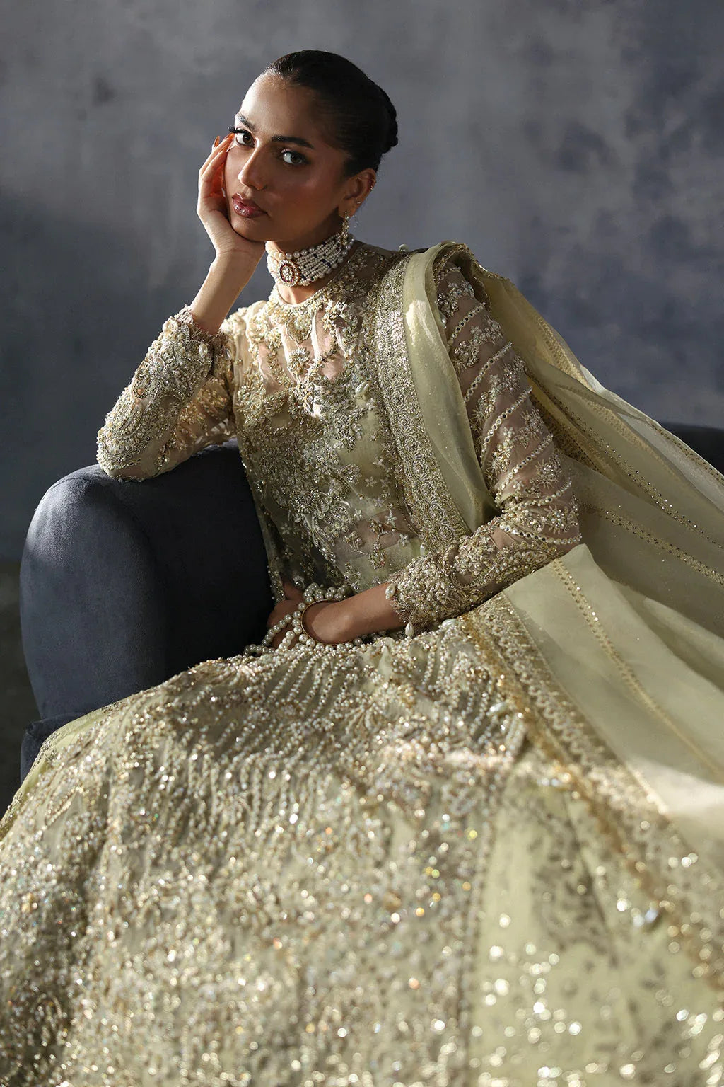 Afrozeh | The Brides Edit 24 |  Orazio - Aqsa Fabrics