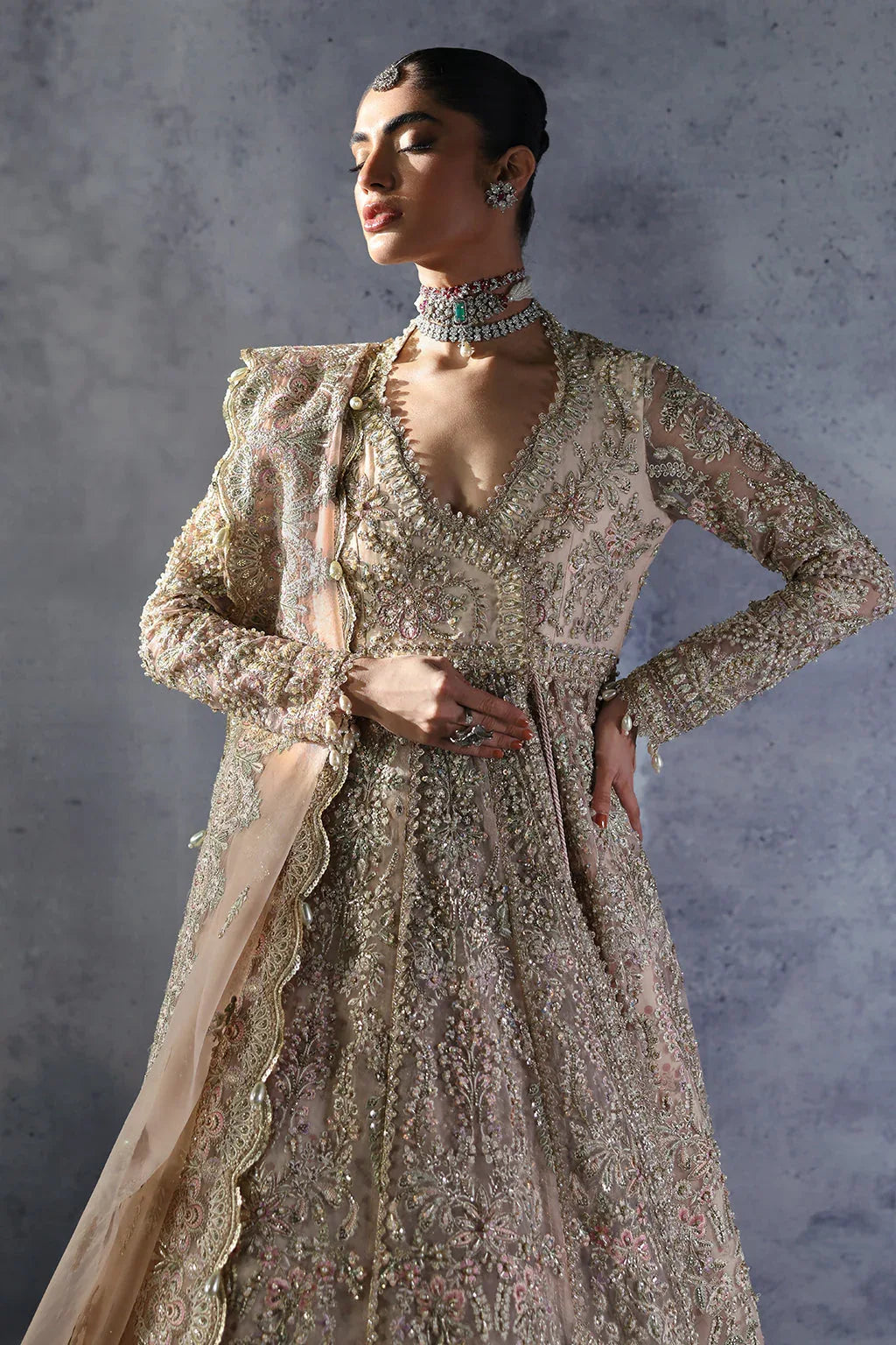 Afrozeh | The Brides Edit 24 |  Emilia - Aqsa Fabrics