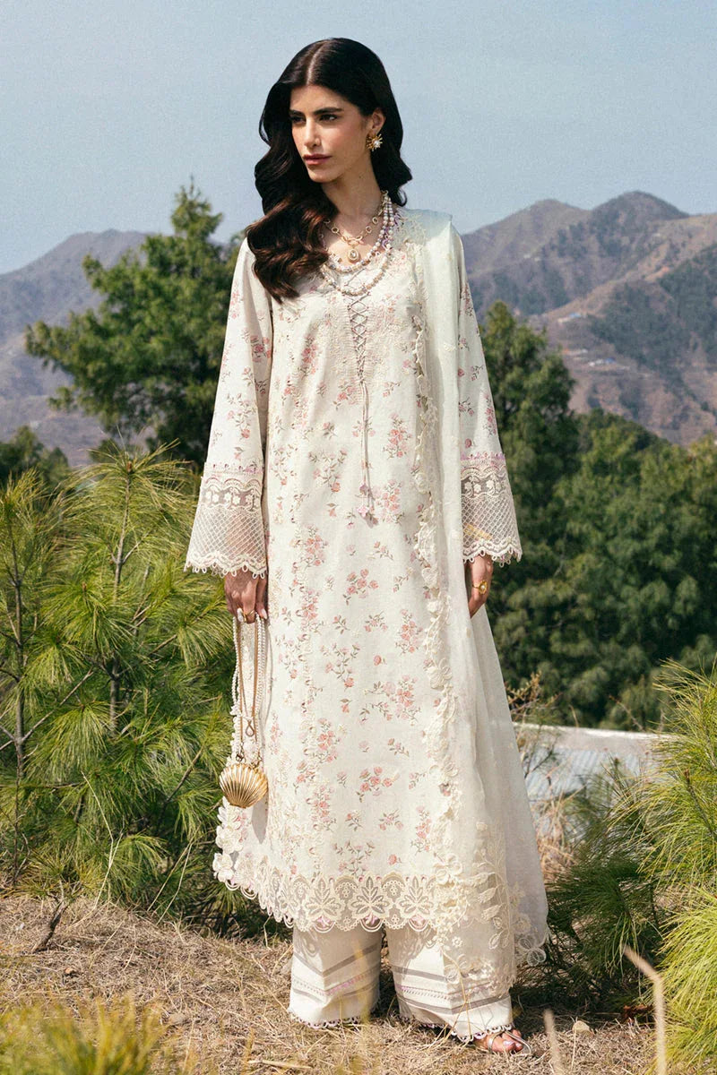 Qalamkar | Qlinekari Lawn | DC-13 Miri - Aqsa Fabrics