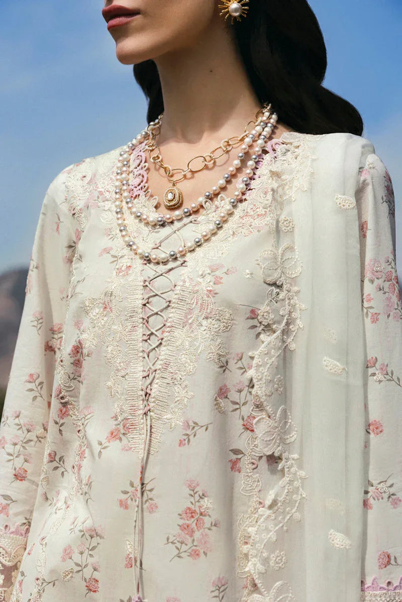 Qalamkar | Qlinekari Lawn | DC-13 Miri - Aqsa Fabrics