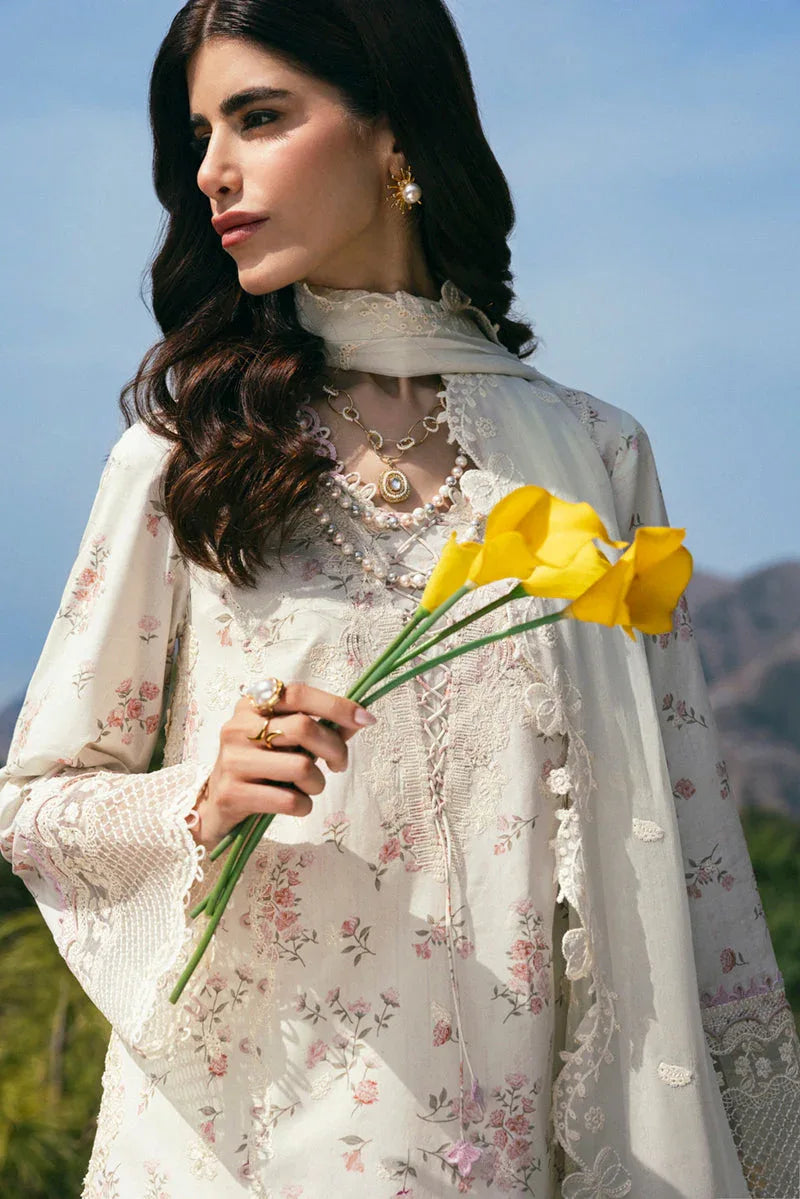 Qalamkar | Qlinekari Lawn | DC-13 Miri - Aqsa Fabrics