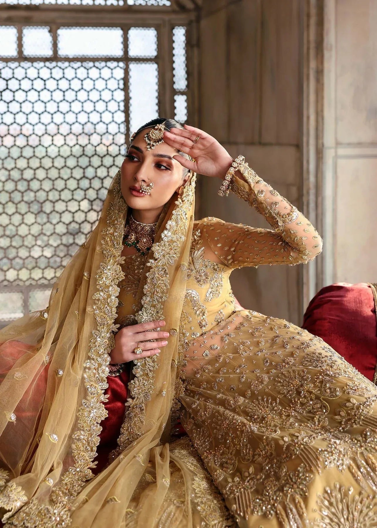 Akbar Aslam | Rajkumari Bridals | Gulnaz - Aqsa Fabrics