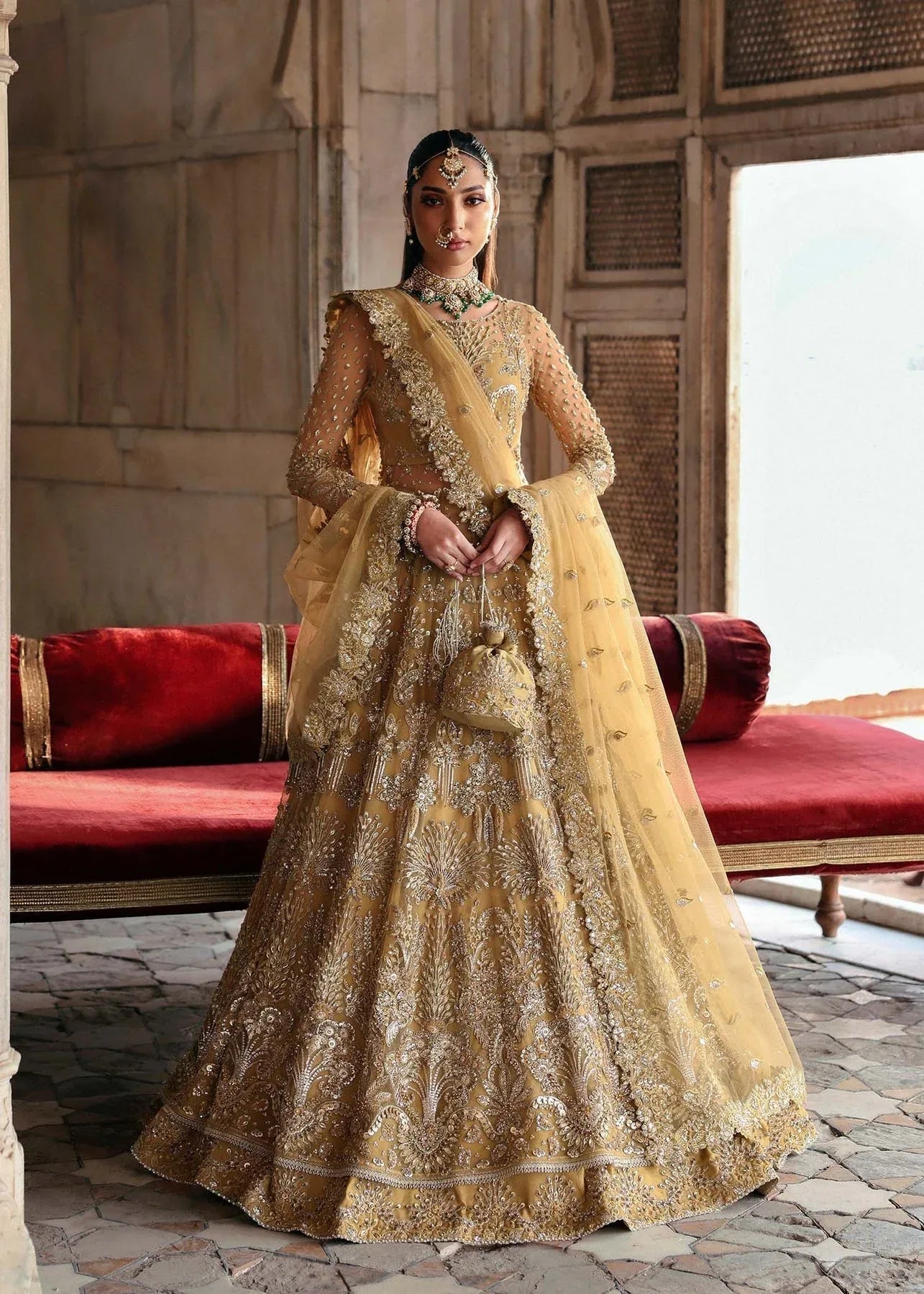 Akbar Aslam | Rajkumari Bridals | Gulnaz - Aqsa Fabrics
