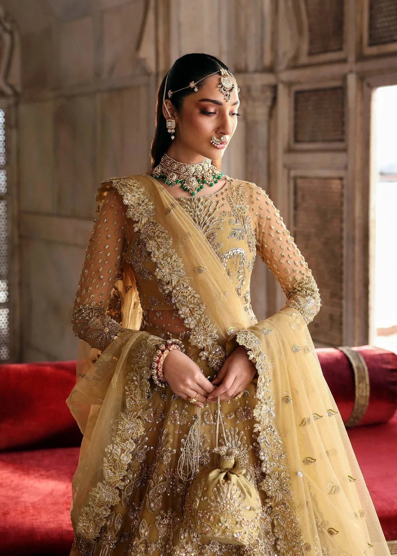 Akbar Aslam | Rajkumari Bridals | Gulnaz - Aqsa Fabrics
