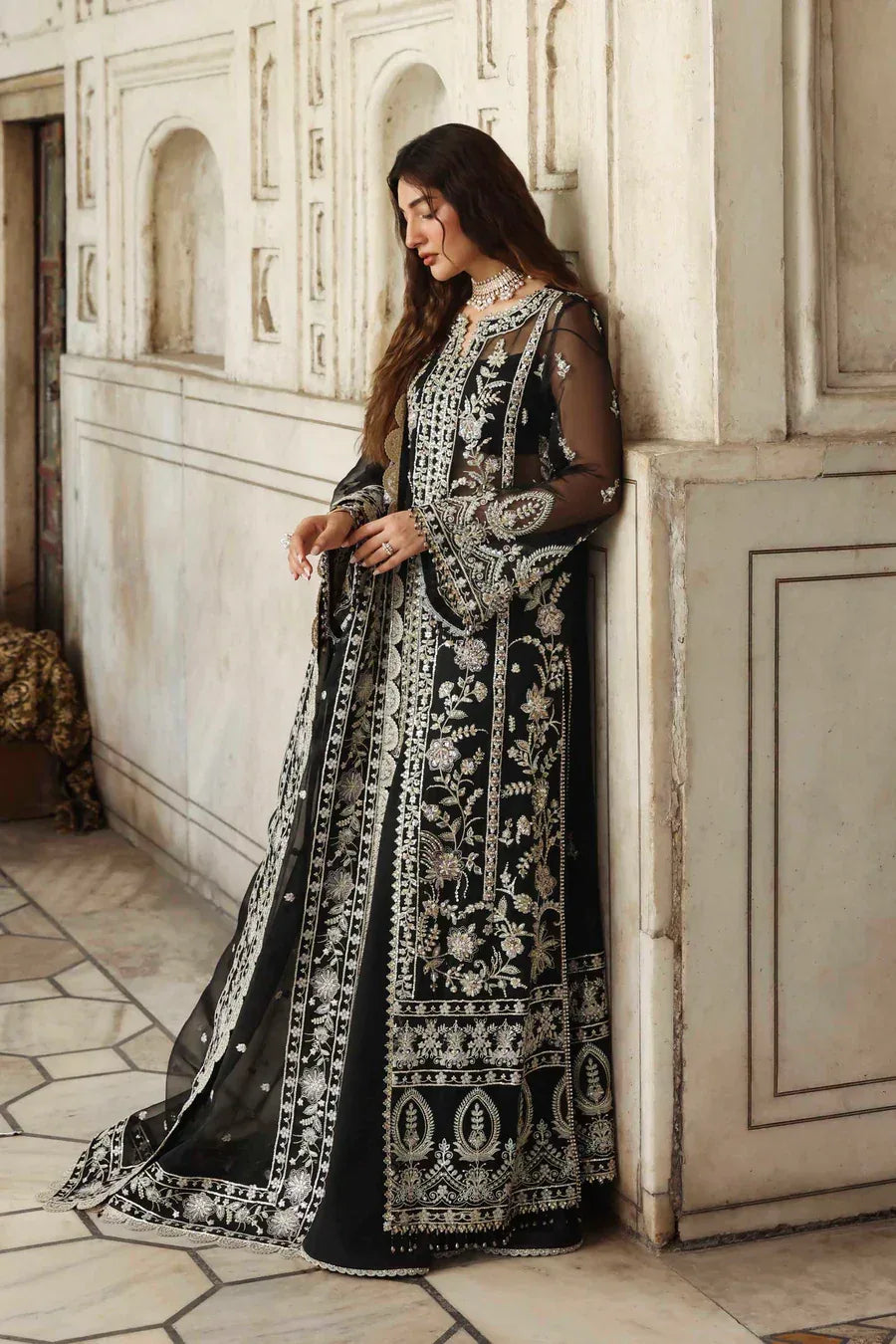 Akbar Aslam | Rang Mehal | Siyahgul - Aqsa Fabrics