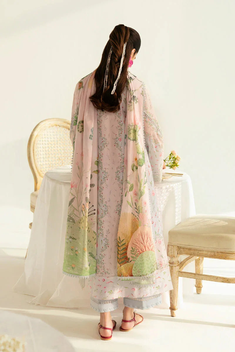 Qalamkar | Q Prints 2025 | PQ-07 LIRA - Aqsa Fabrics