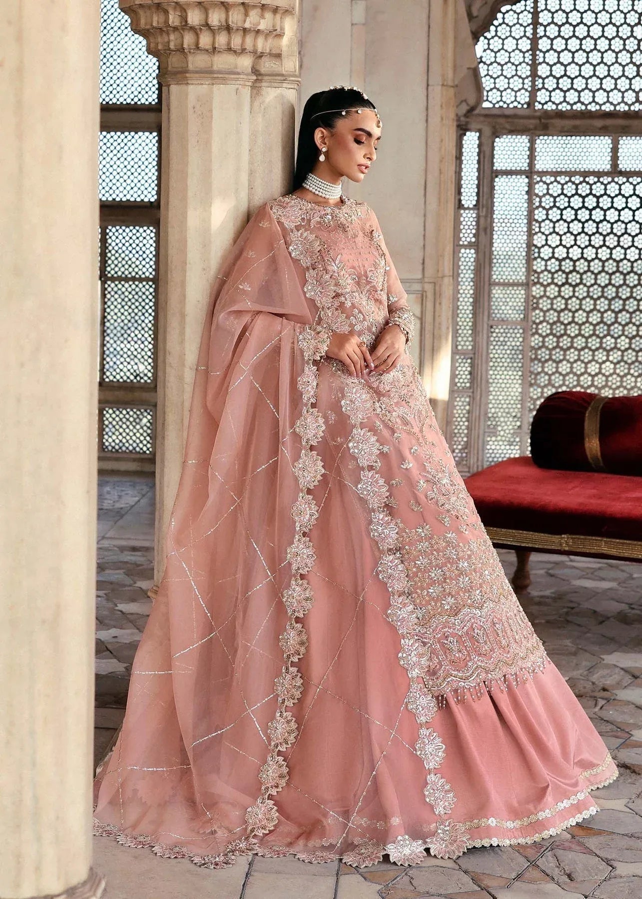 Akbar Aslam | Dastaan Luxury Formals | Nazneen - Aqsa Fabrics