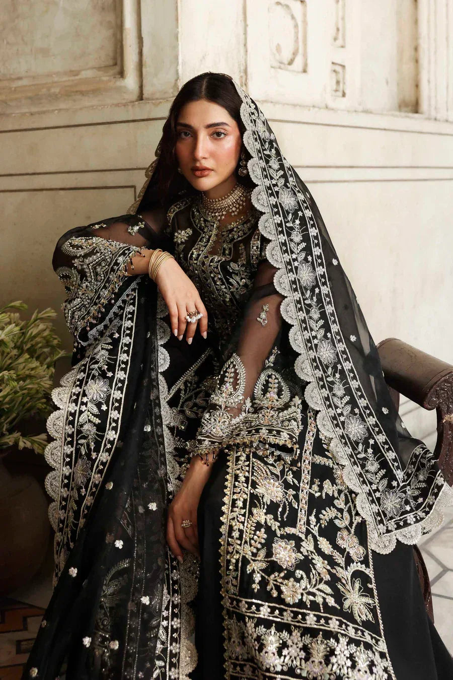 Akbar Aslam | Rang Mehal | Siyahgul - Aqsa Fabrics