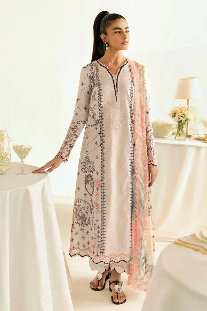 Qalamkar | Q Prints 2025 | PQ-09 LYRA - Aqsa Fabrics