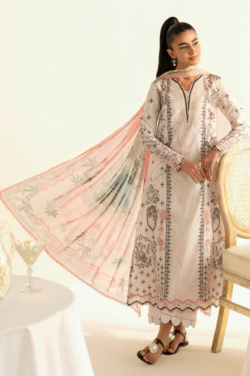 Qalamkar | Q Prints 2025 | PQ-09 LYRA - Aqsa Fabrics