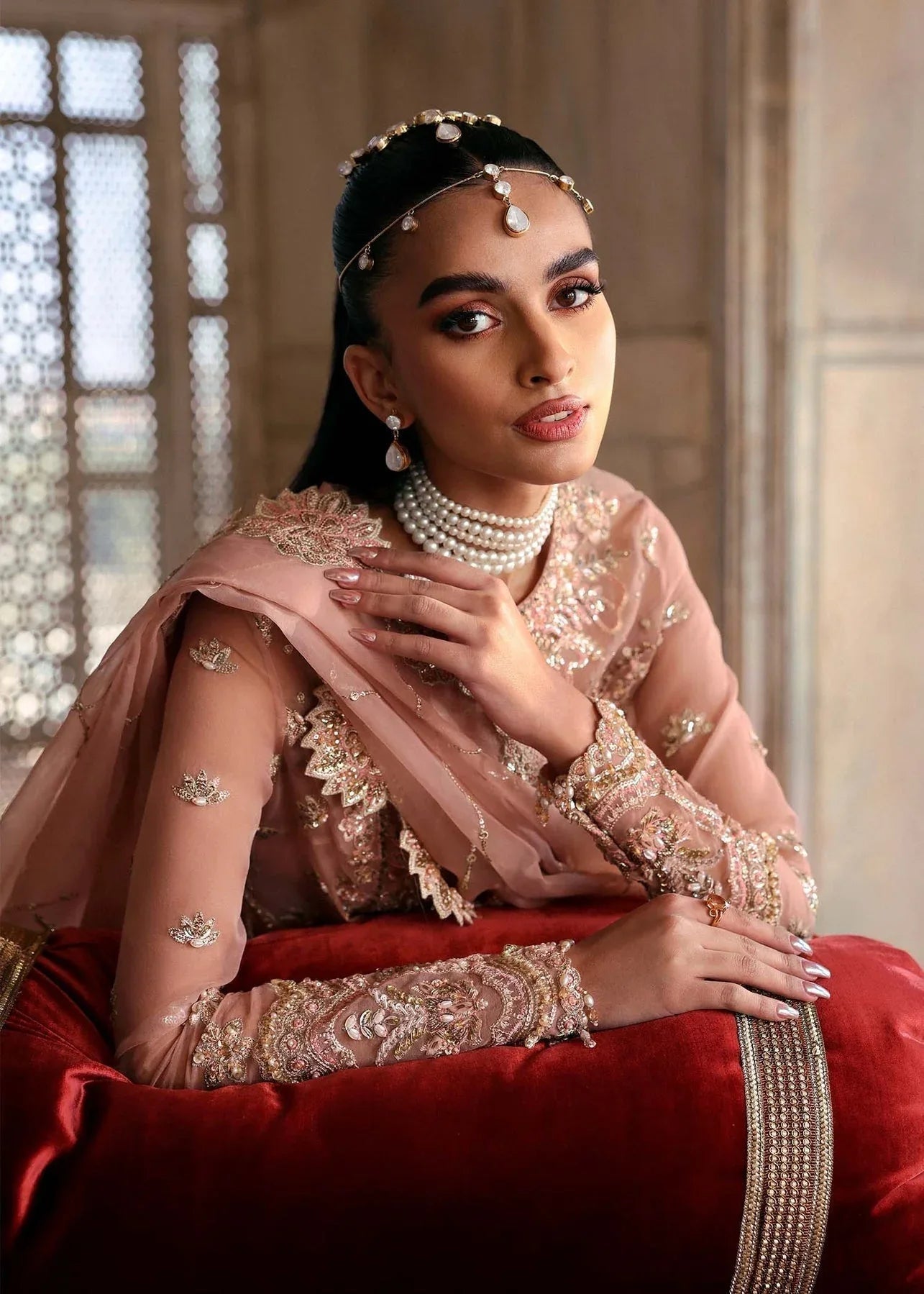 Akbar Aslam | Dastaan Luxury Formals | Nazneen - Aqsa Fabrics