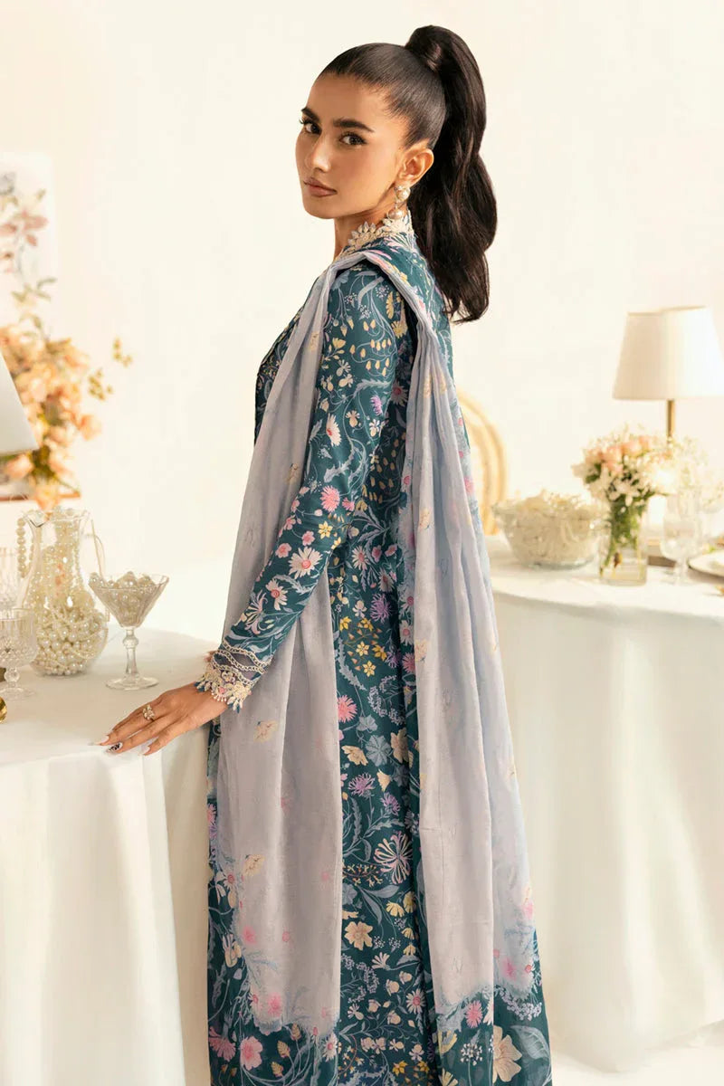 Qalamkar | Q Prints 2025 | PQ-04 RHEA - Aqsa Fabrics