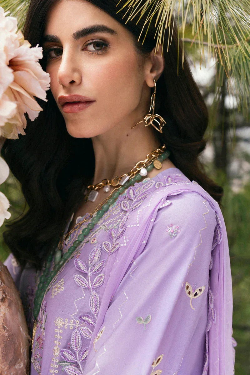 Qalamkar | Qlinekari Lawn | DC-05 Clio - Aqsa Fabrics
