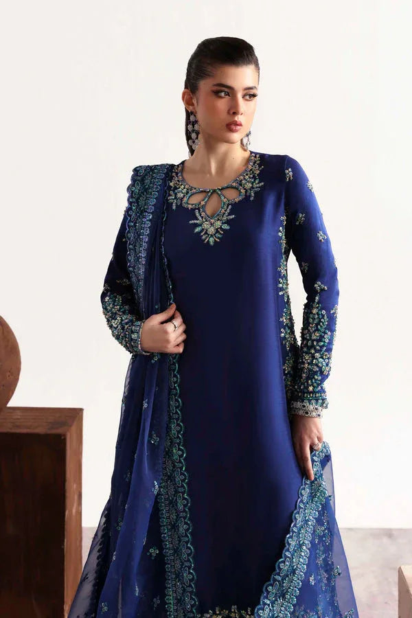 Akbar Aslam | Luxury Formals 25 | Sapphire - Aqsa Fabrics