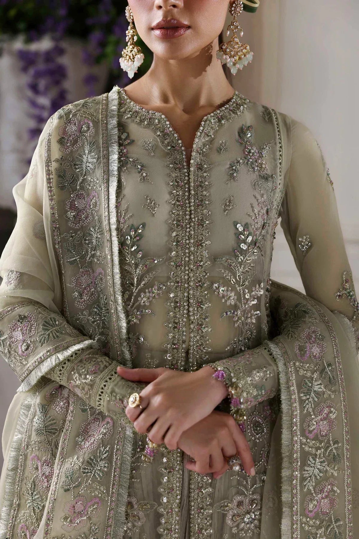 Akbar Aslam | Deewani Wedding Formals | Obsidian - Aqsa Fabrics