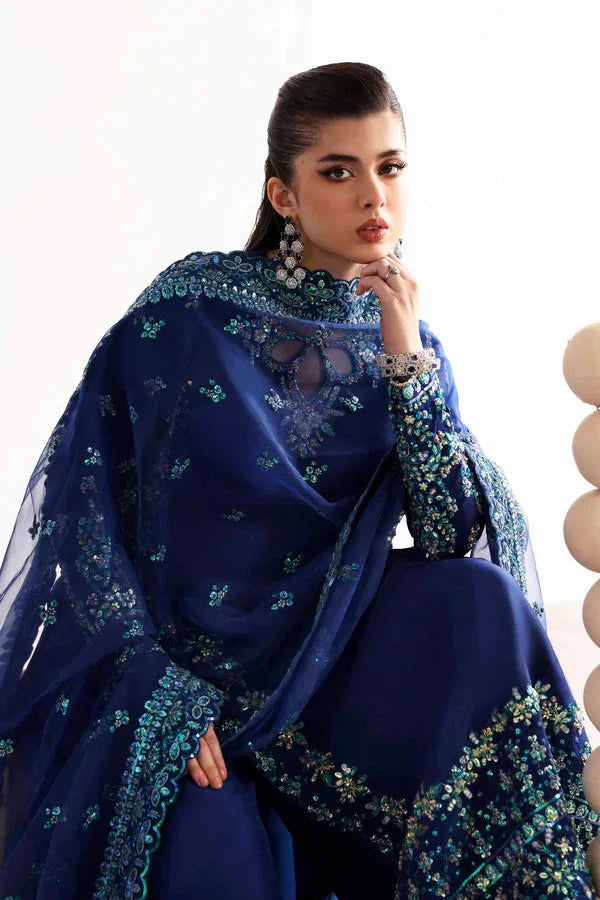 Akbar Aslam | Luxury Formals 25 | Sapphire - Aqsa Fabrics