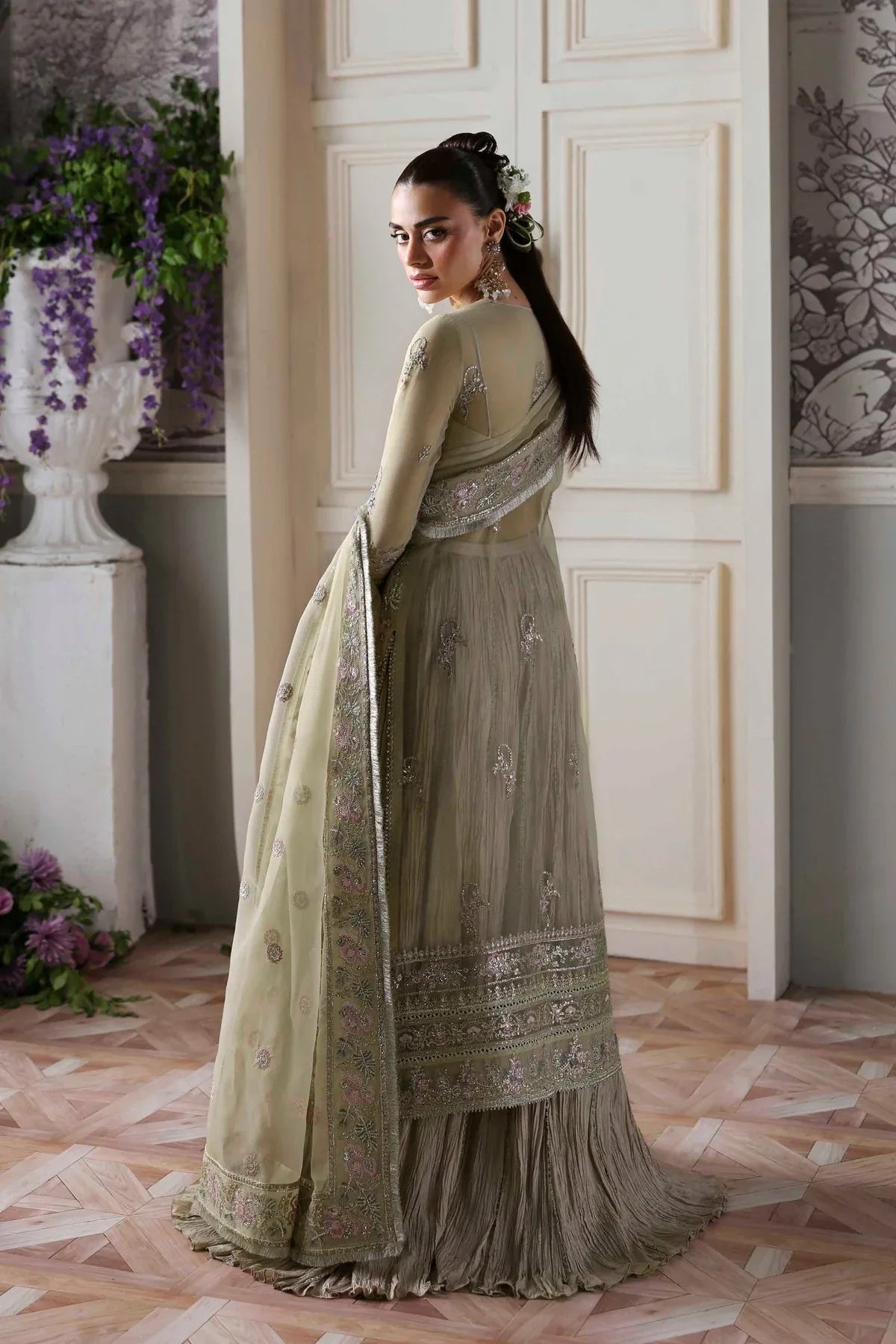 Akbar Aslam | Deewani Wedding Formals | Obsidian - Aqsa Fabrics