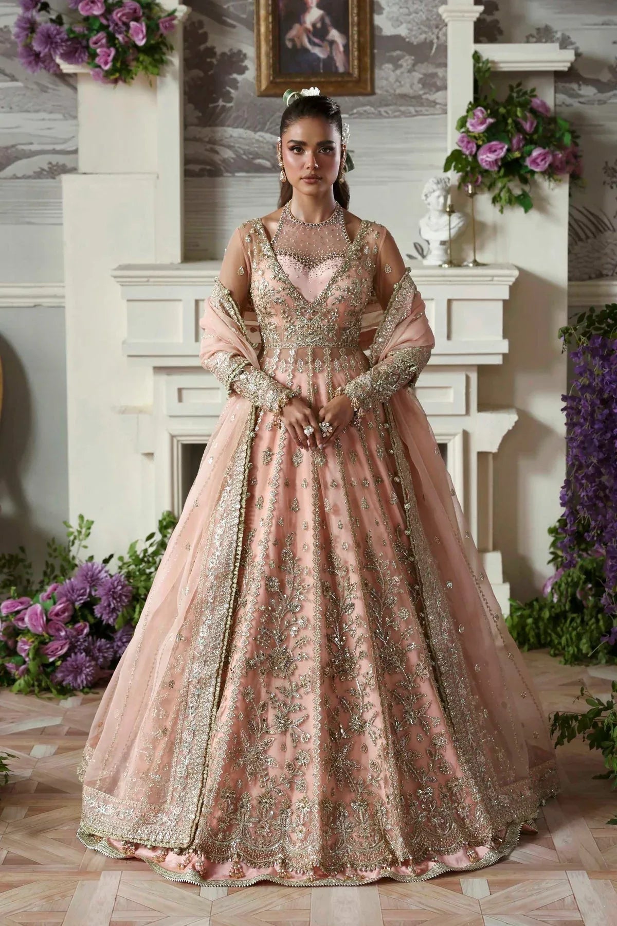 Akbar Aslam | Deewani Wedding Formals | Sanoura - Aqsa Fabrics